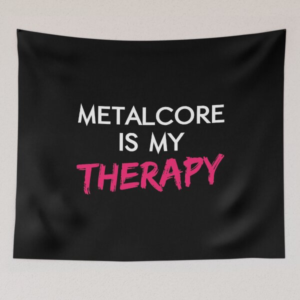 Item preview, Metalcore Is My Therapy Funny Metalcore Fan Gift for Music Lovers designed and sold by Say It With Ink.