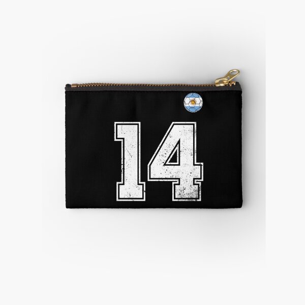 Item preview, Number 14 Argentina Flag Football Fan designed and sold by RoyesButler.