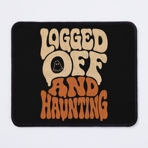 Item preview, Logged Off And Haunting Funny Retro Halloween Shirt designed and sold by PhylonBoxx.