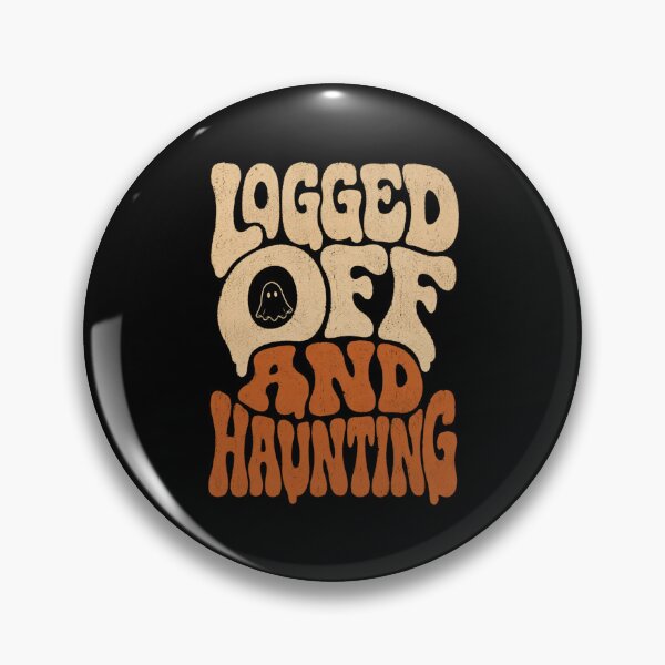 Item preview, Logged Off And Haunting Funny Retro Halloween Shirt designed and sold by PhylonBoxx.