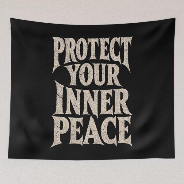 Item preview, Protect Your Inner Peace Vintage Retro Witchy Halloween Shirt designed and sold by PhylonBoxx.