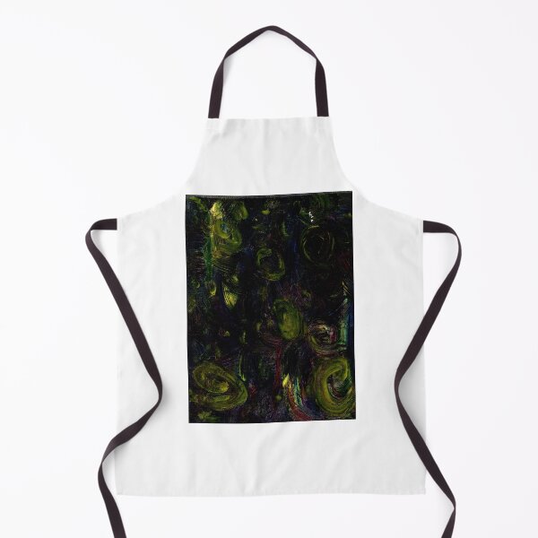 Item preview, Abstract art dark green, yellow, red, maroon designed and sold by Mamta Thakkar.
