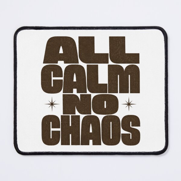 Item preview, All Calm No Chaos Retro Minimalist Christmas Holiday Shirt designed and sold by PhylonBoxx.