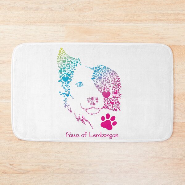 Item preview, PAWS of Lembongan - Animal Rescue Tee - Border Collie gradient designed and sold by maroosh2026.