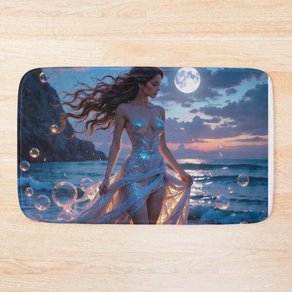 Item preview,  The Enchantress of the Silver Tide Fantasy Art designed and sold by highvibz72.