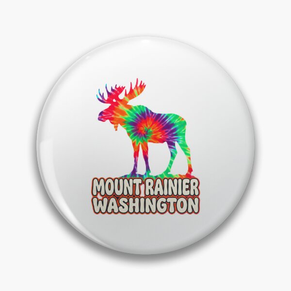 Item preview, Mount Rainier Washington Moose National Park Souvenir designed and sold by Simsimah26Parks.
