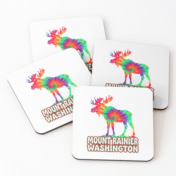 Item preview, Mount Rainier Washington Moose National Park Souvenir designed and sold by Simsimah26Parks.