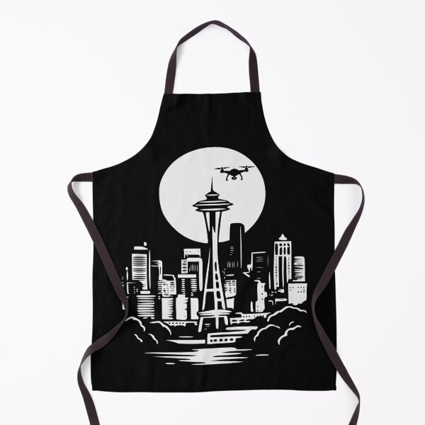 Item preview, Drone Pilot -Full Moon Seattle landscape Funny FPV Drone Quadcopter designed and sold by Colorfulman.