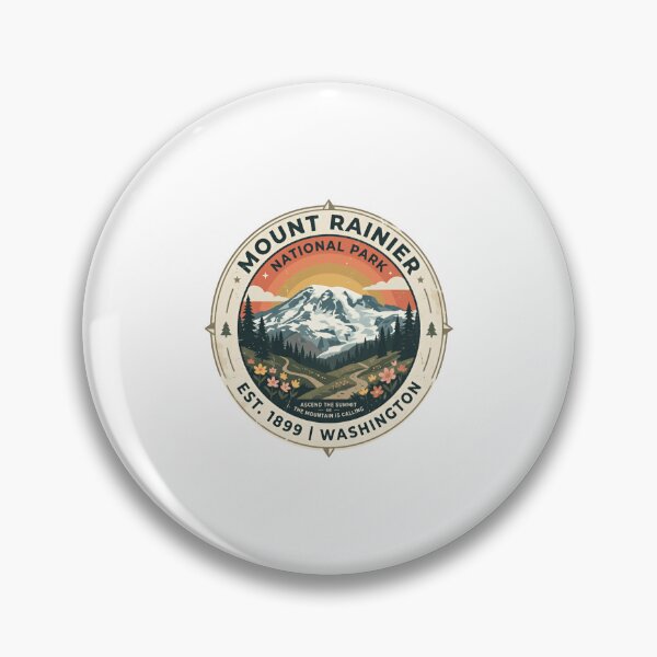 Item preview, Mount Rainier National Park Est. 1899 Washington Hiker Mountains Traveler designed and sold by Simsimah26Parks.