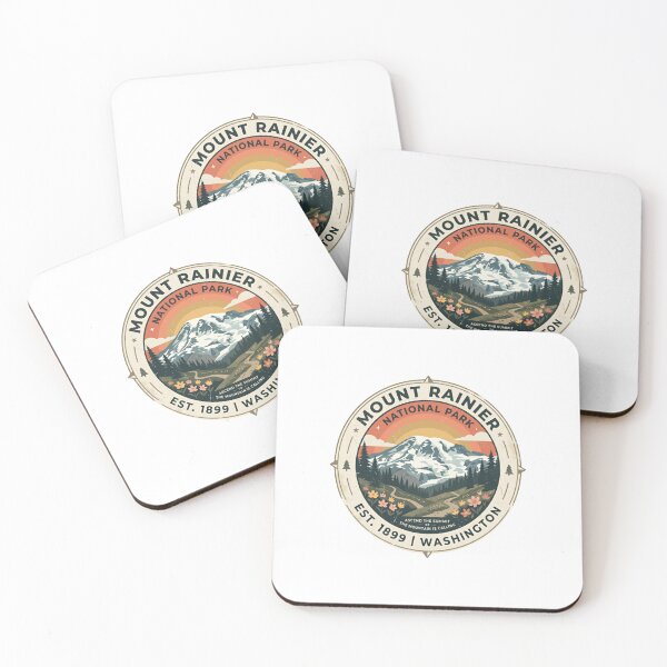 Item preview, Mount Rainier National Park Est. 1899 Washington Hiker Mountains Traveler designed and sold by Simsimah26Parks.