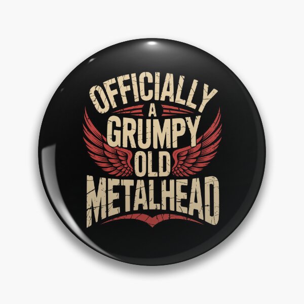 Item preview, Officially a Grumpy Old Metalhead Funny Metal Fan Birthday Gift designed and sold by Say It With Ink.