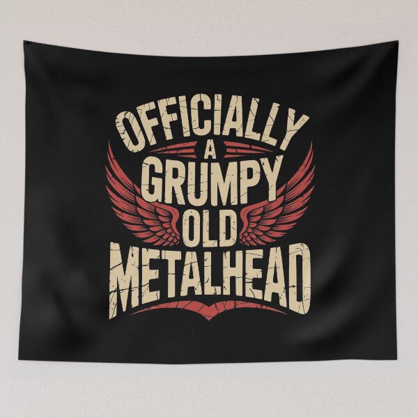 Item preview, Officially a Grumpy Old Metalhead Funny Metal Fan Birthday Gift designed and sold by Say It With Ink.