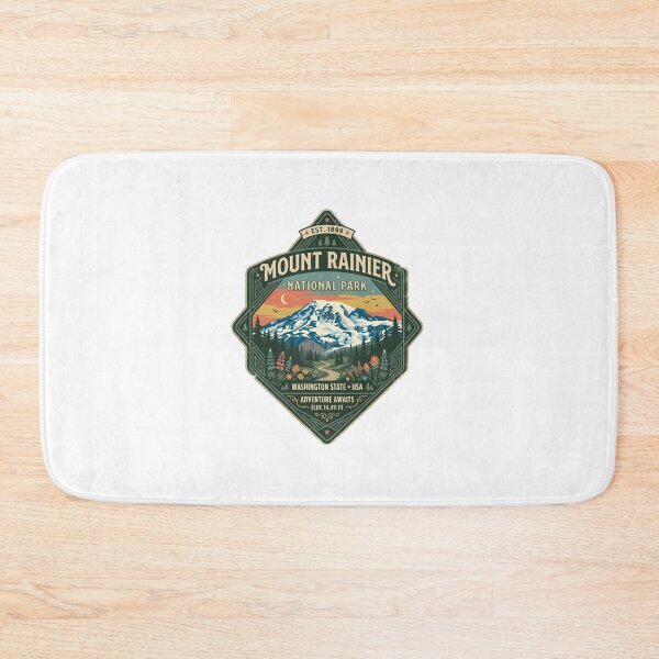 Item preview, Mount Rainier National Park Washington State USA Adventure Awaits Est 1899 Elev 14411 Ft Mountain Hiking Travel designed and sold by Simsimah26Parks.