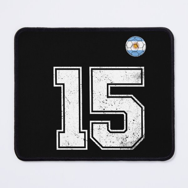Item preview, Number 15 Argentina Flag Football Fan designed and sold by RoyesButler.