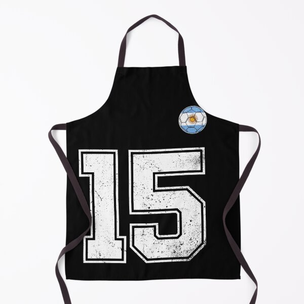 Item preview, Number 15 Argentina Flag Football Fan designed and sold by RoyesButler.