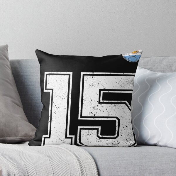 Item preview, Number 15 Argentina Flag Football Fan designed and sold by RoyesButler.
