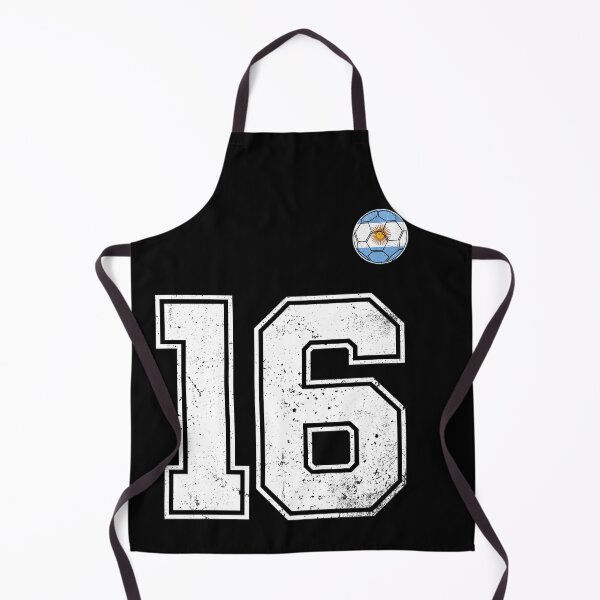 Item preview, Number 16 Argentina Flag Football Fan designed and sold by RoyesButler.