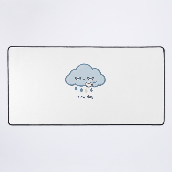 Item preview, Slow Day Sleepy Rain Cloud Minimal Design designed and sold by Naviora.