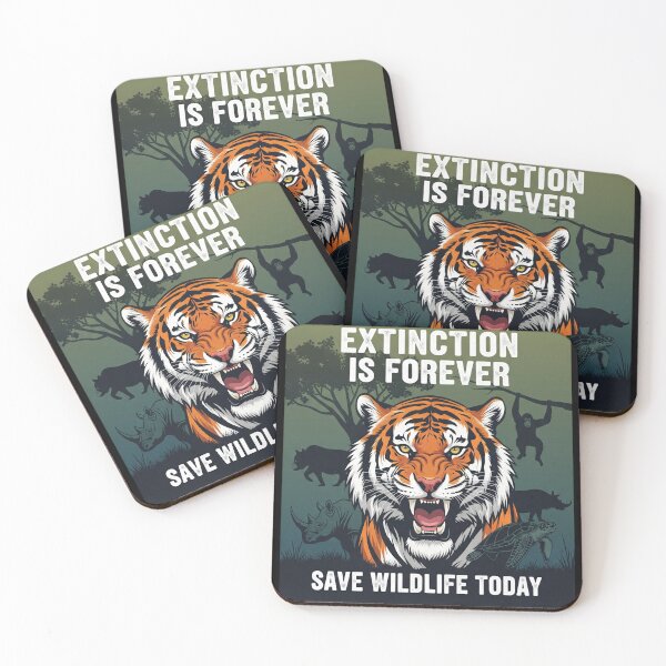 Item preview, Extinction Is Forever - Save Wildlife Today designed and sold by PGRprint.