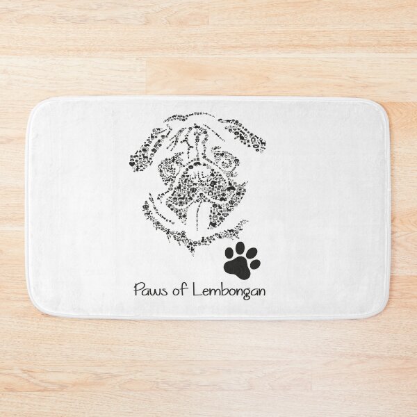 Item preview, PAWS of Lembongan - Animal Rescue Tee - Pug BK designed and sold by maroosh2026.