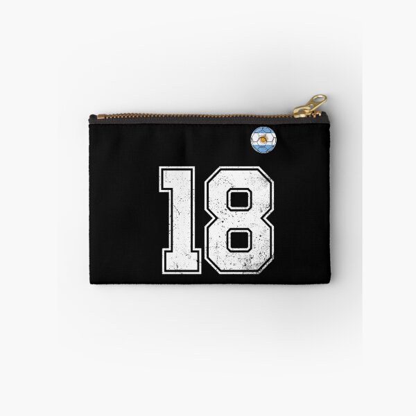 Item preview, Number 18 Argentina Flag Football Fan designed and sold by RoyesButler.