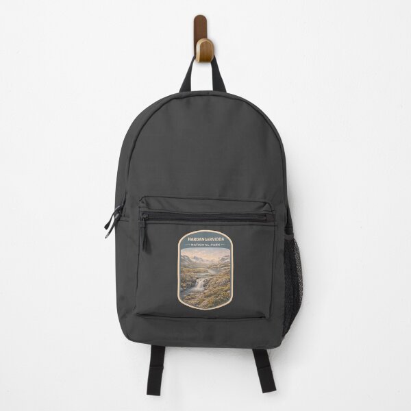 Item preview, Scandinavian Wilderness Mountain Landscape Vintage Nordic Nature Artwork designed and sold by PinUpPizzazz.
