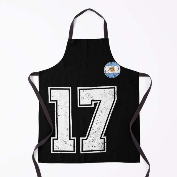 Item preview, Number 17 Argentina Flag Football Fan designed and sold by RoyesButler.