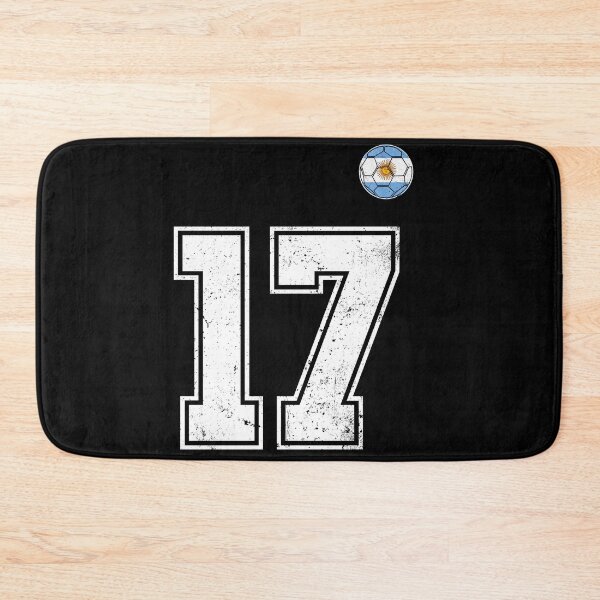 Item preview, Number 17 Argentina Flag Football Fan designed and sold by RoyesButler.