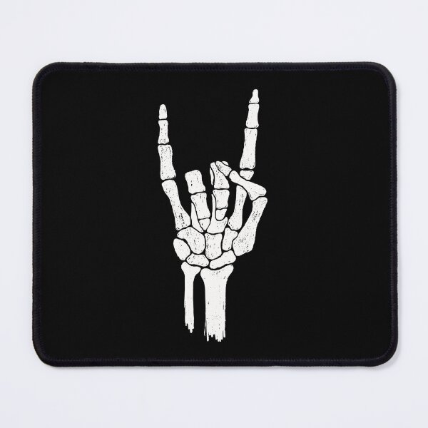 Item preview, Skeleton Hand Horns Up Heavy Metal Fan Gift for Headbangers designed and sold by Say It With Ink.