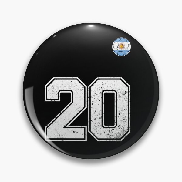 Item preview, Number 19 Argentina Flag Football Fan designed and sold by RoyesButler.