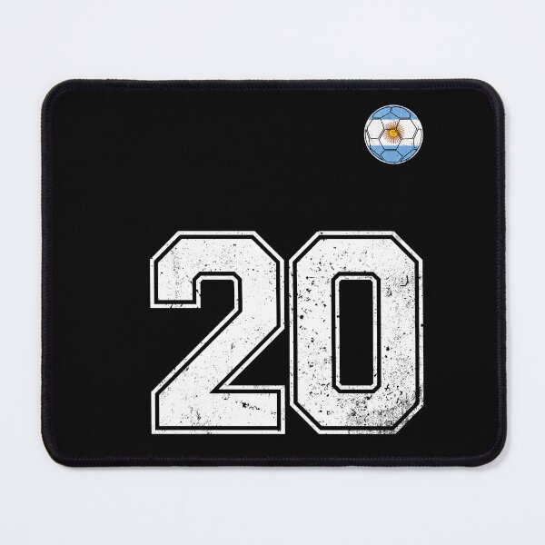Item preview, Number 19 Argentina Flag Football Fan designed and sold by RoyesButler.