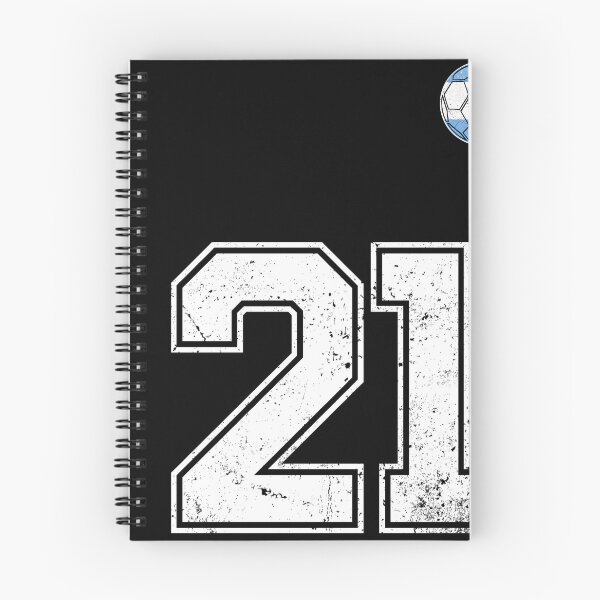 Item preview, Number 21 Argentina Flag Football Fan designed and sold by RoyesButler.