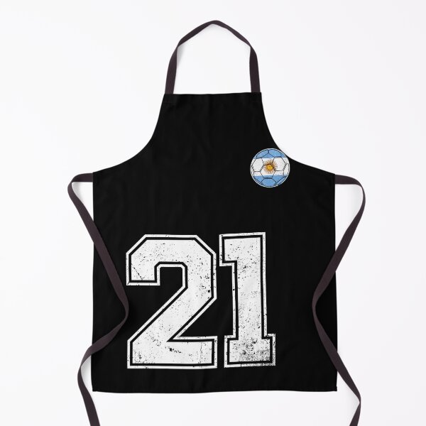 Item preview, Number 21 Argentina Flag Football Fan designed and sold by RoyesButler.