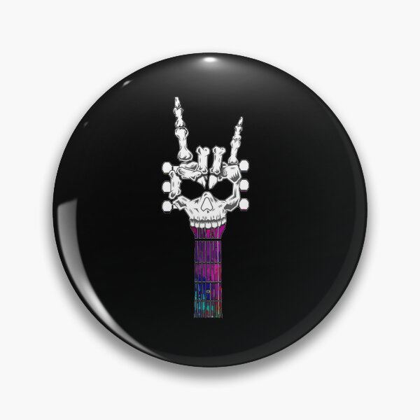 Item preview, Skeleton Skull Guitar Heavy Metal Fan Gift for Guitar Lovers designed and sold by Say It With Ink.