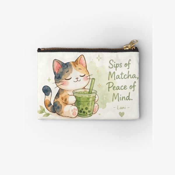 Item preview, Sip of Matcha, Peace of Mind Lani Sticker｜Powered by Aloha Collection  designed and sold by LaniDigitalNook.