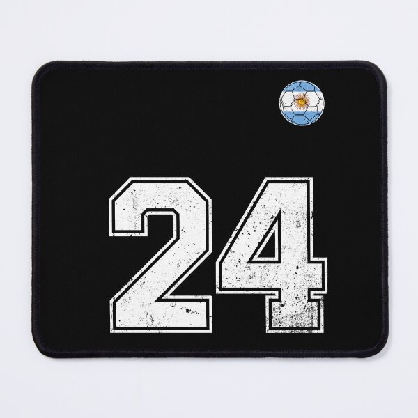 Item preview, Number 24 Argentina Flag Football Fan designed and sold by RoyesButler.