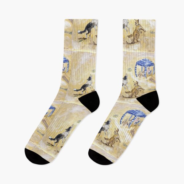 Item preview, Dogs Playing at the beach designed and sold by Liz HL Art Shop.