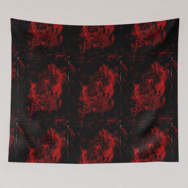 Item preview, Abstract art, Red, Black and Gold designed and sold by Mamta Thakkar.