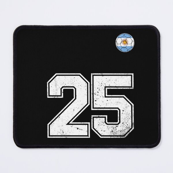 Item preview, Number 25 Argentina Flag Football Fan designed and sold by RoyesButler.