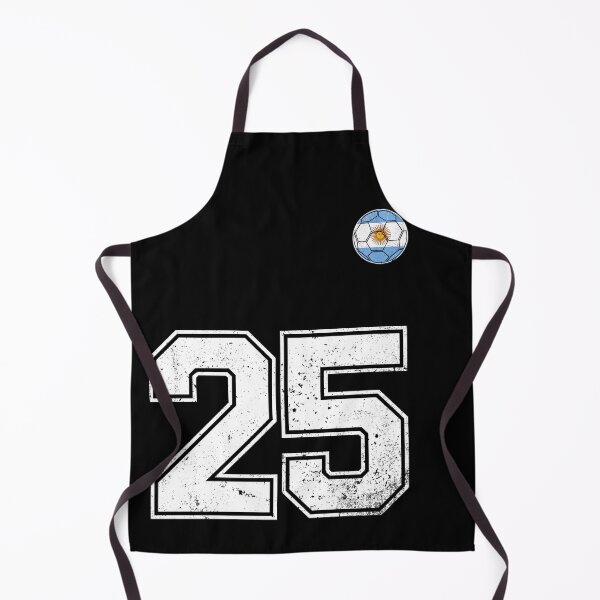 Item preview, Number 25 Argentina Flag Football Fan designed and sold by RoyesButler.