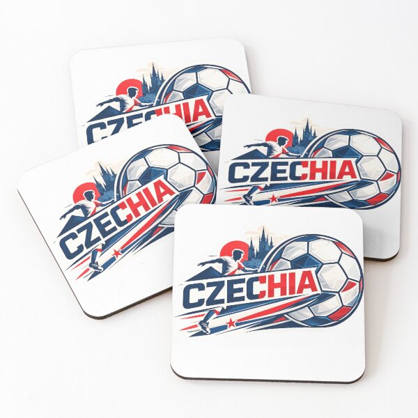 Item preview, Czech Football Sticker for Fans Who Live the Game | Minimal Soccer Design designed and sold by shlepyart.