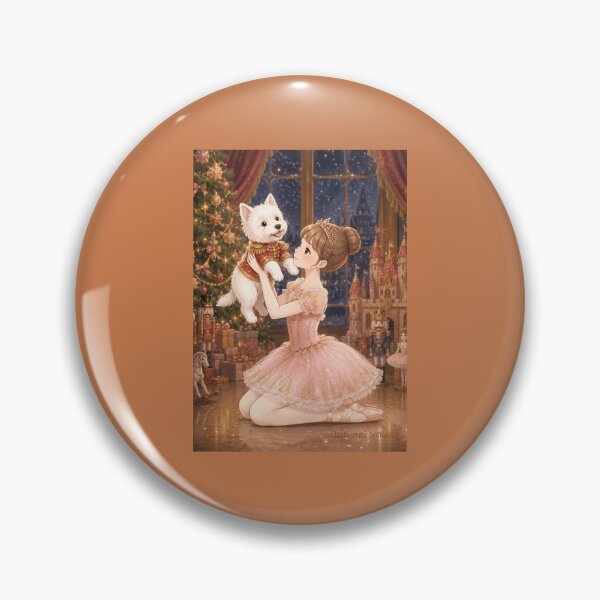 Item preview, Ballerina & Westie — The Nutcracker | Anime Watercolor Illustration designed and sold by ballerinadogs.