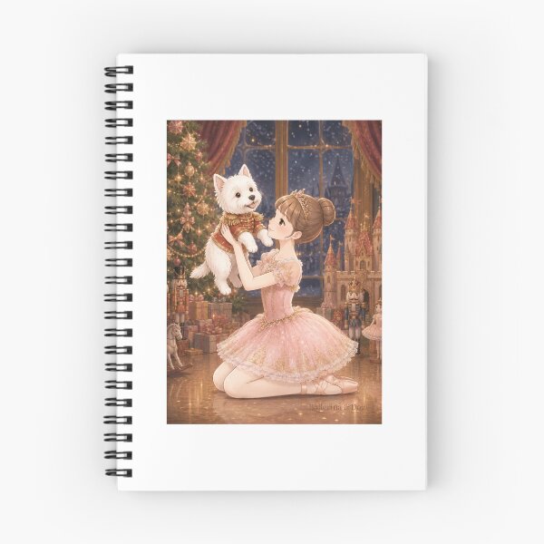 Item preview, Ballerina & Westie — The Nutcracker | Anime Watercolor Illustration designed and sold by ballerinadogs.