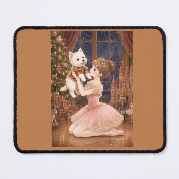 Item preview, Ballerina & Westie — The Nutcracker | Anime Watercolor Illustration designed and sold by ballerinadogs.