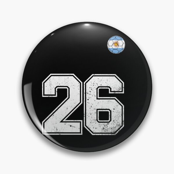 Item preview, Number 26 Argentina Flag Football Fan designed and sold by RoyesButler.