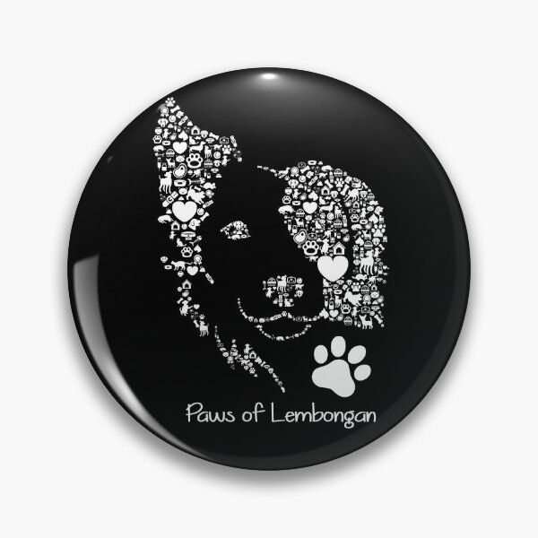 Item preview, PAWS of Lembongan - Animal Rescue Tee - Border Collie white designed and sold by maroosh2026.
