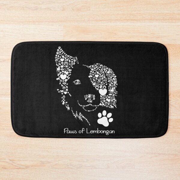 Item preview, PAWS of Lembongan - Animal Rescue Tee - Border Collie white designed and sold by maroosh2026.