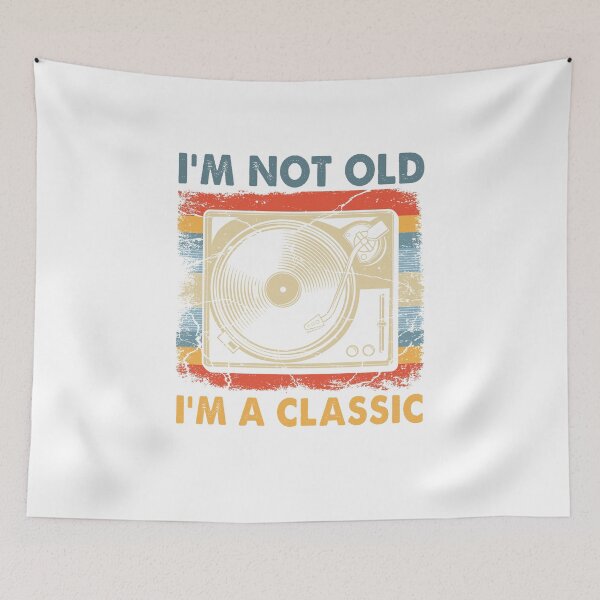 Item preview,  I'm not old I'm classic vinyl record retro vintage music designed and sold by FernaRoje.