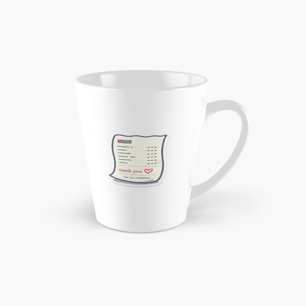 Item preview, Diseño minimalista de etiqueta para recibo "Hasta mañana" designed and sold by Naviora.
