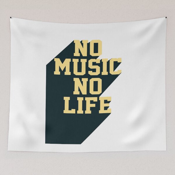 Item preview, No Music No Life Retro Vintage Gift designed and sold by FernaRoje.